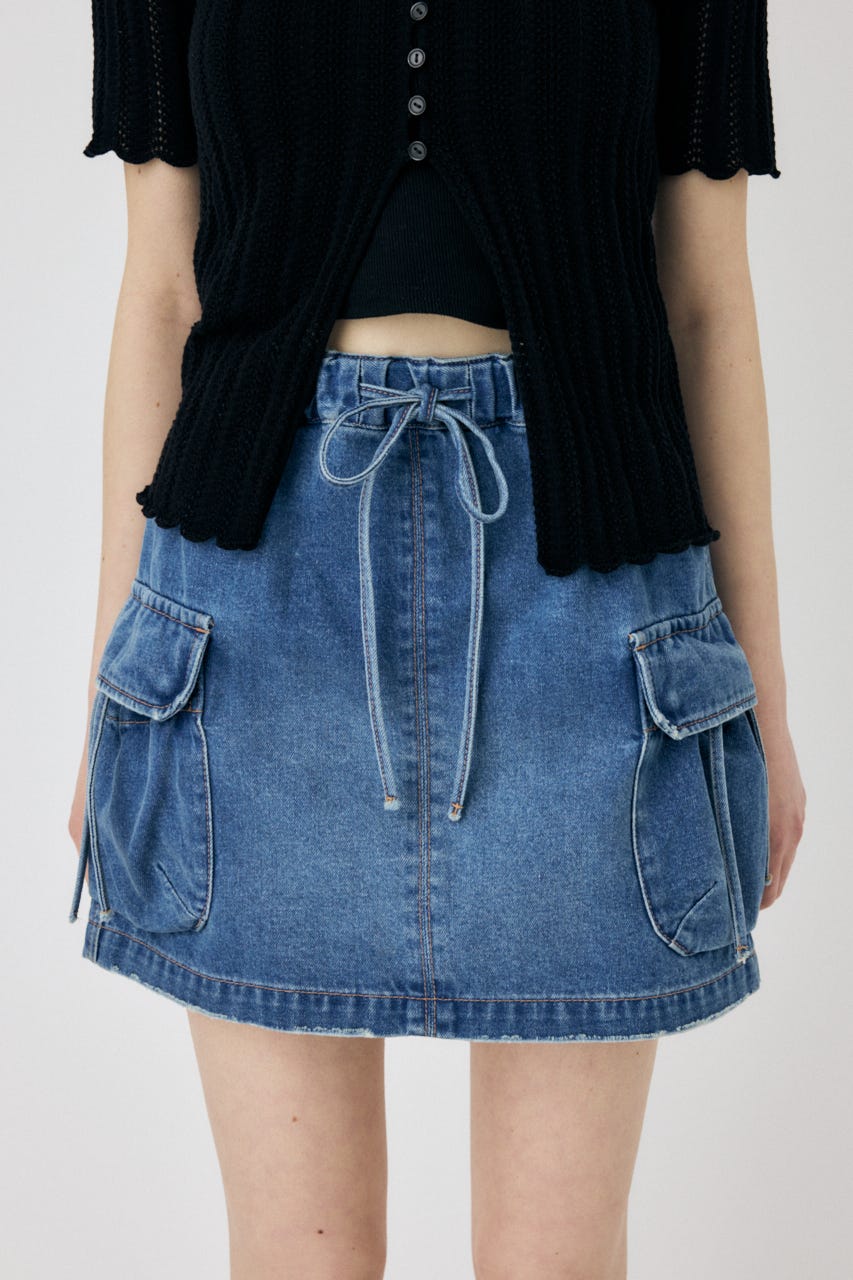 UTILITY DENIM スカート BLU 1