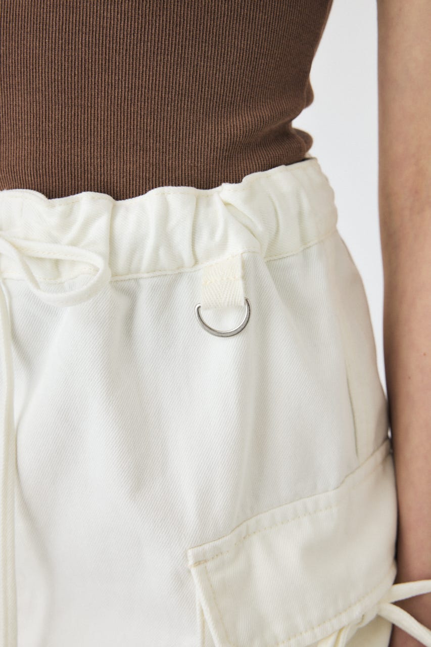 UTILITY DENIM スカート WHT 1