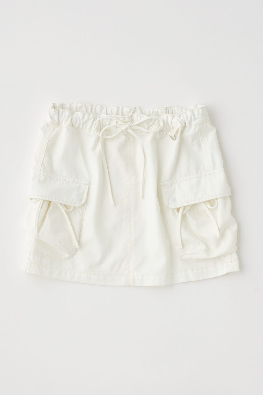 UTILITY DENIM スカート WHT 1