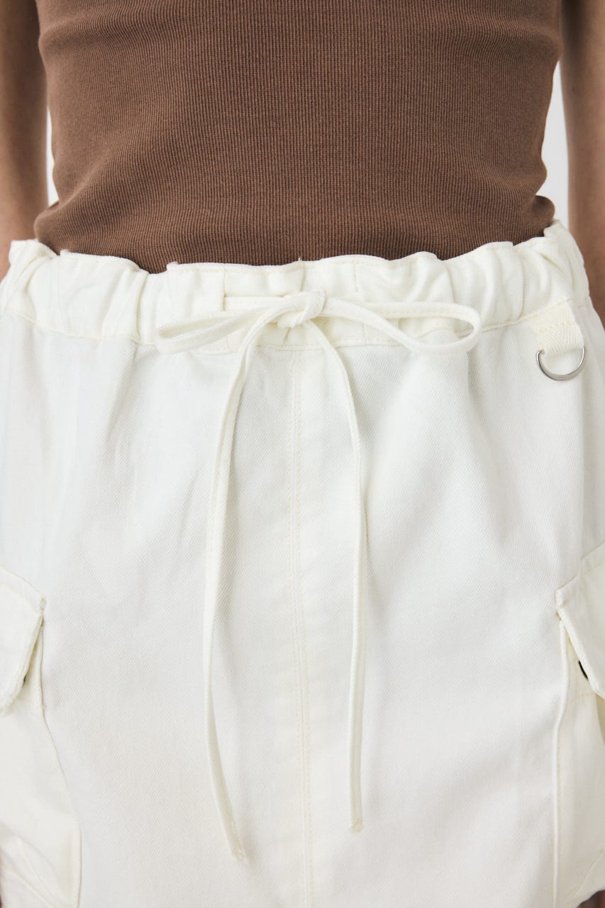 UTILITY DENIM スカート WHT 1