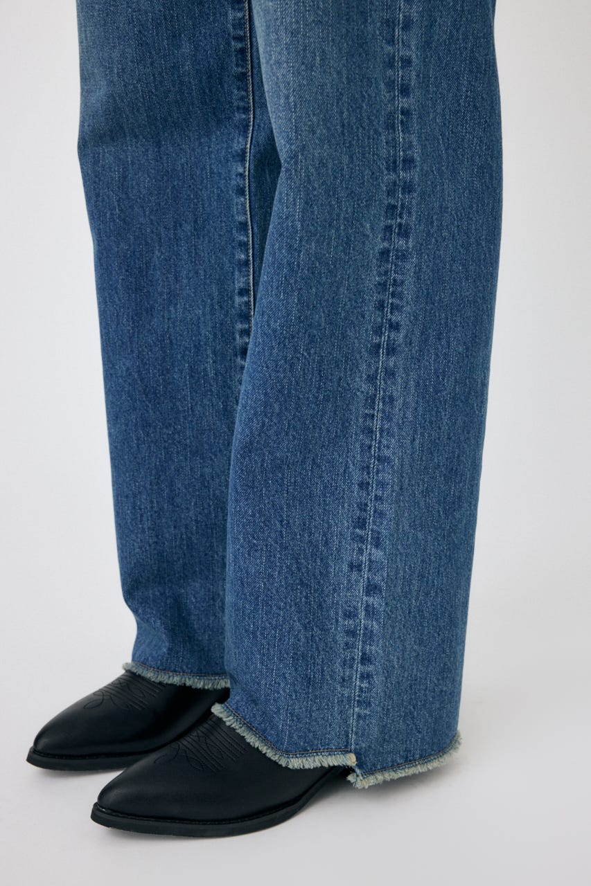 MOUSSY マウジー WIDE STRAIGHT デニム サイズ26 MOUSSY | LAYERED WIDE STRAIGHT デニム (ストレート ) |SHEL
