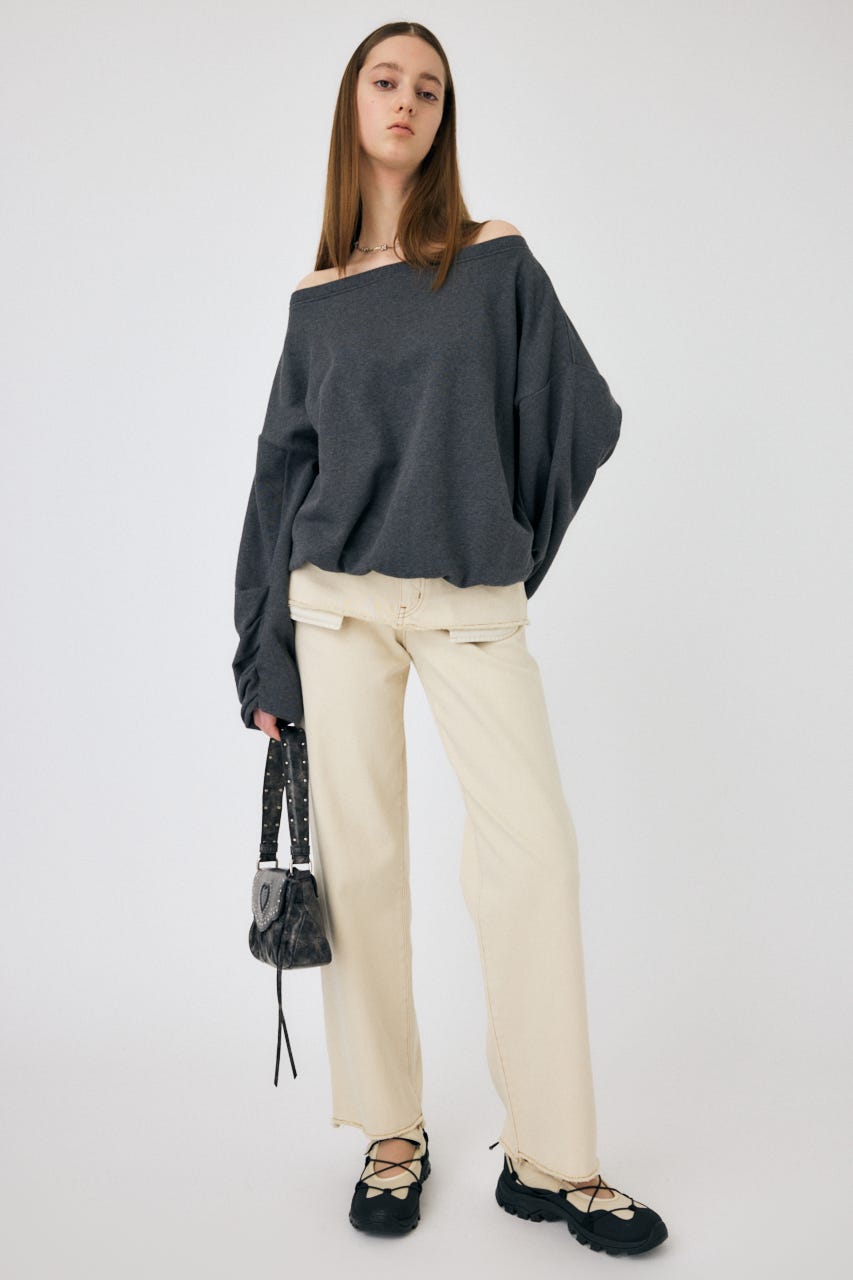 MOUSSY LAYERED WIDE STRAIGHT デニム MOUSSY | LAYERED WIDE STRAIGHT デニム (ストレート ) |SHEL