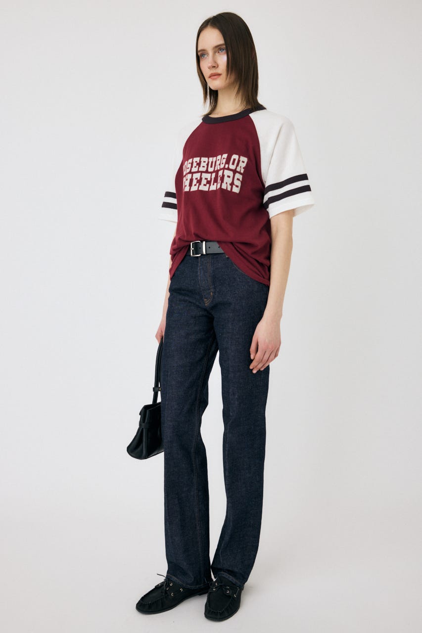 MOUSSY | MVS CENTER PRESS ストレートデニム (ストレート ) |SHEL