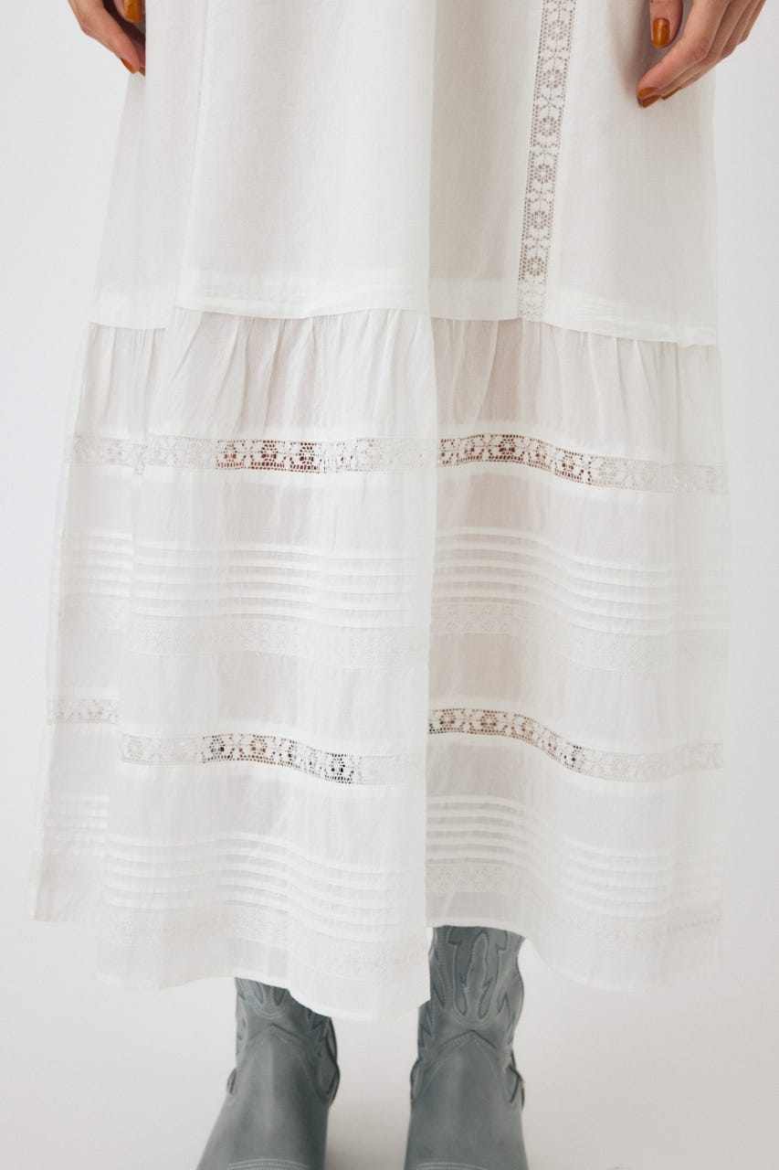MOUSSY | LACE LONG ドレス (ワンピース(ロング） ) |SHEL'TTER