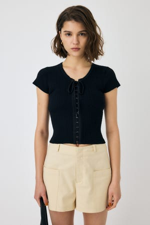 MOUSSY ribbonニット　ジニ MOUSSY | RIBBON FANCY ニットトップス (ニット ) |SHEL'TTER