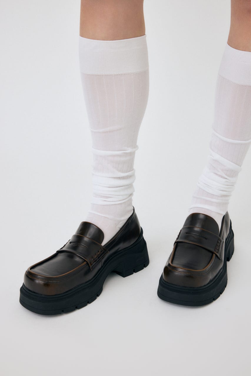 MOUSSY | PLATFORM ローファー (ローファー・オックスフォード