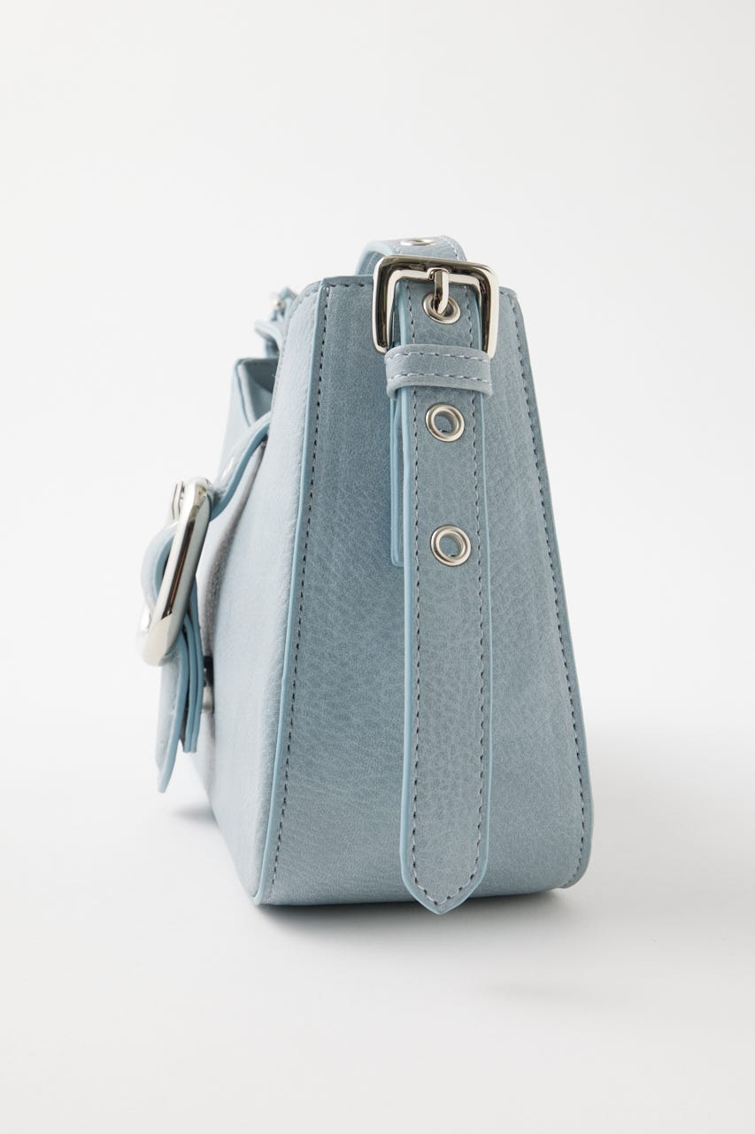 BELTED HAND バッグ SAX FREE