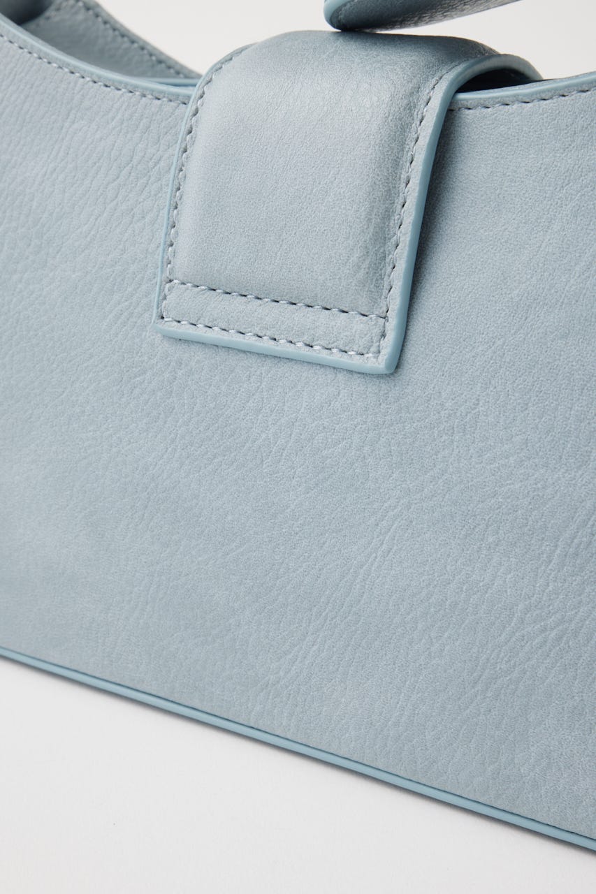 BELTED HAND バッグ SAX FREE