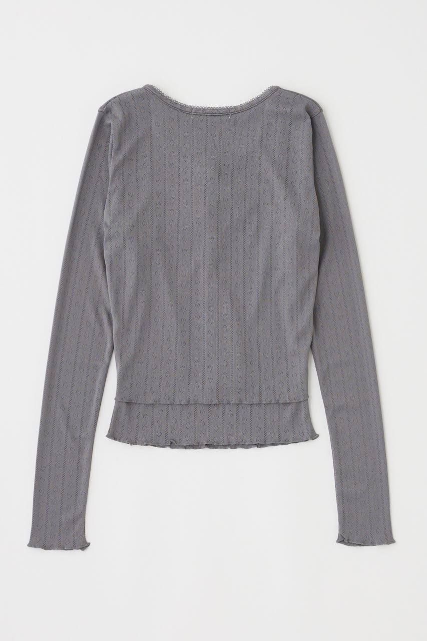 MOUSSY | BI COLOR ニットカーディガン (カーディガン ) |SHEL