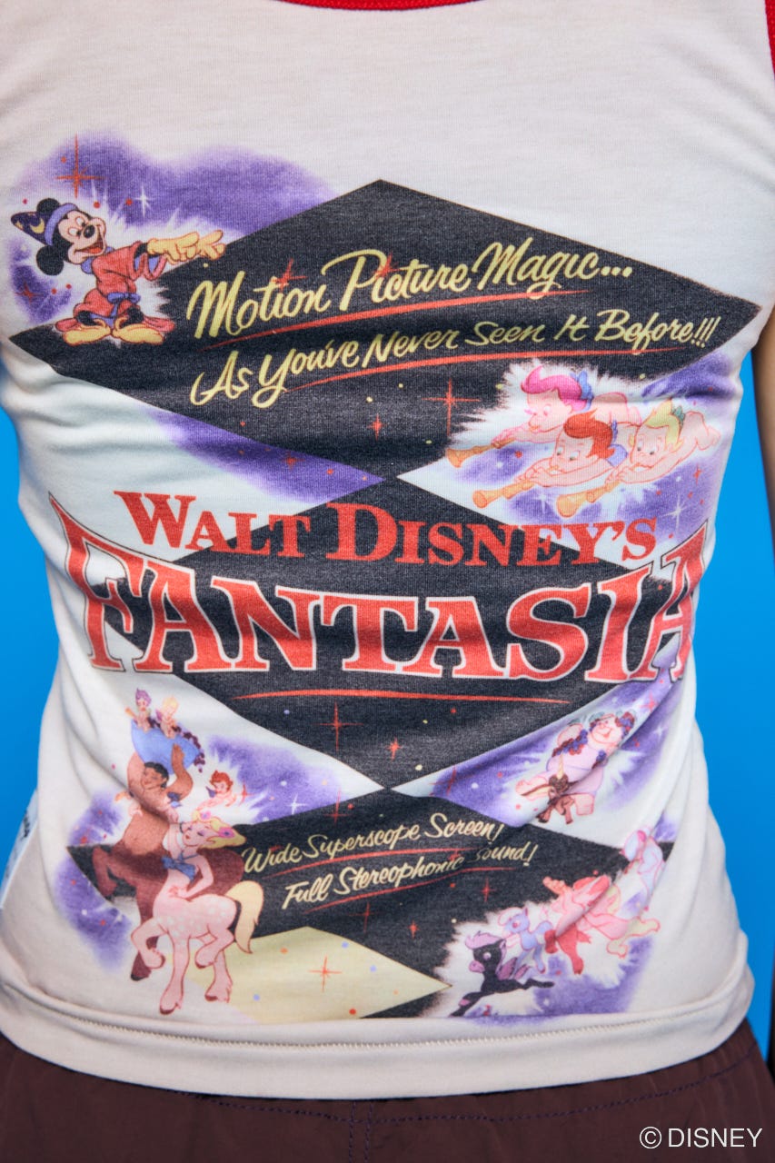 MD MIX POSTER タンクトップ / FANTASIA WHT FREE