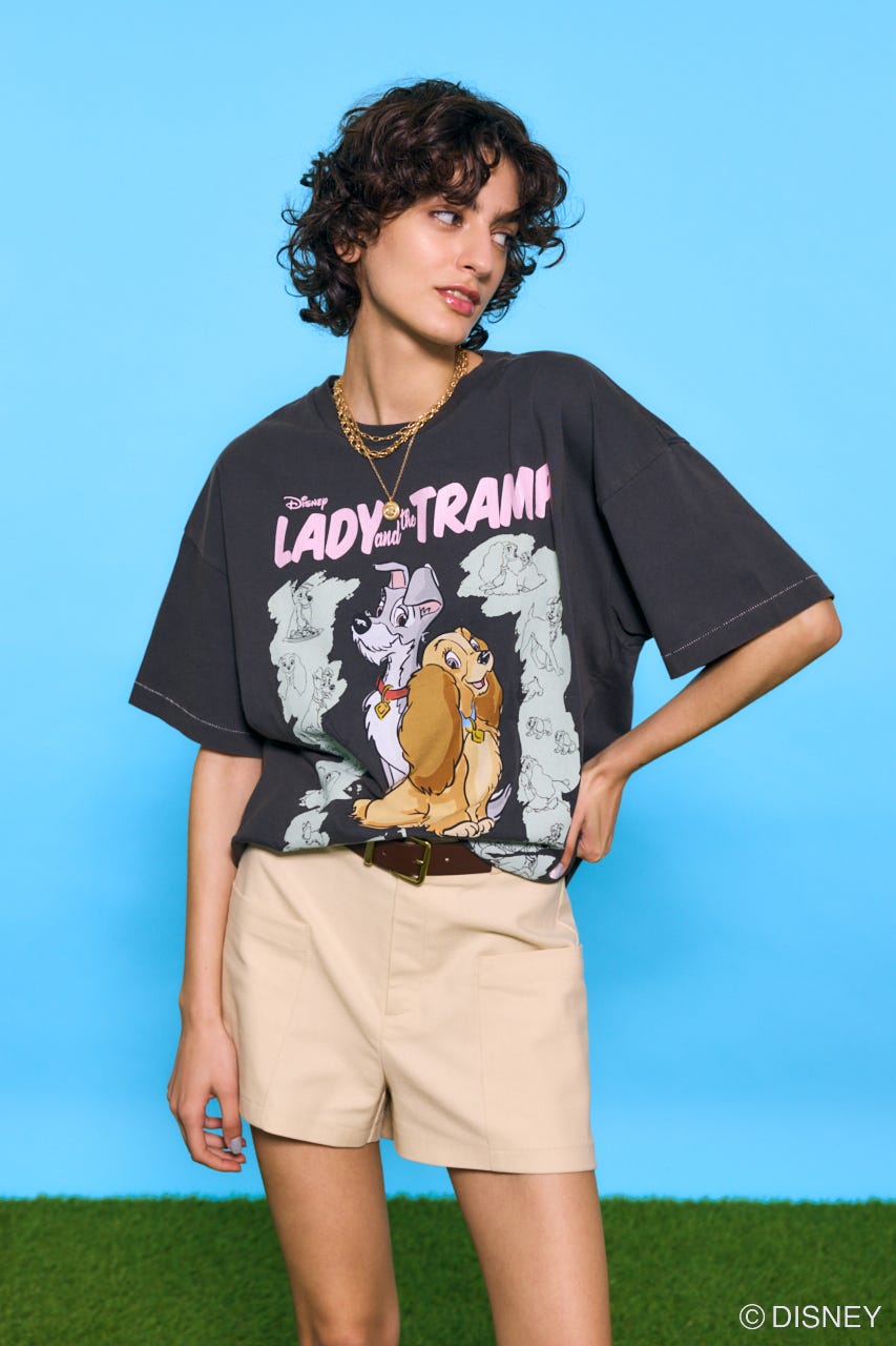 Disney moussy Tシャツ Disney SERIES CREATED by MOUSSY（ディズニーシリーズクリエイ