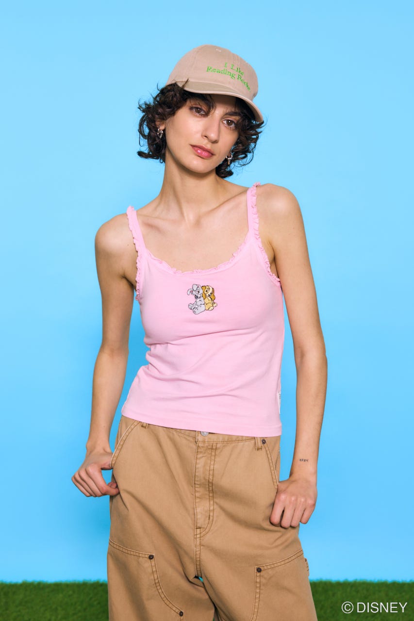 Disney SERIES CREATED by MOUSSY | MD OT MINI RUFFLE キャミ