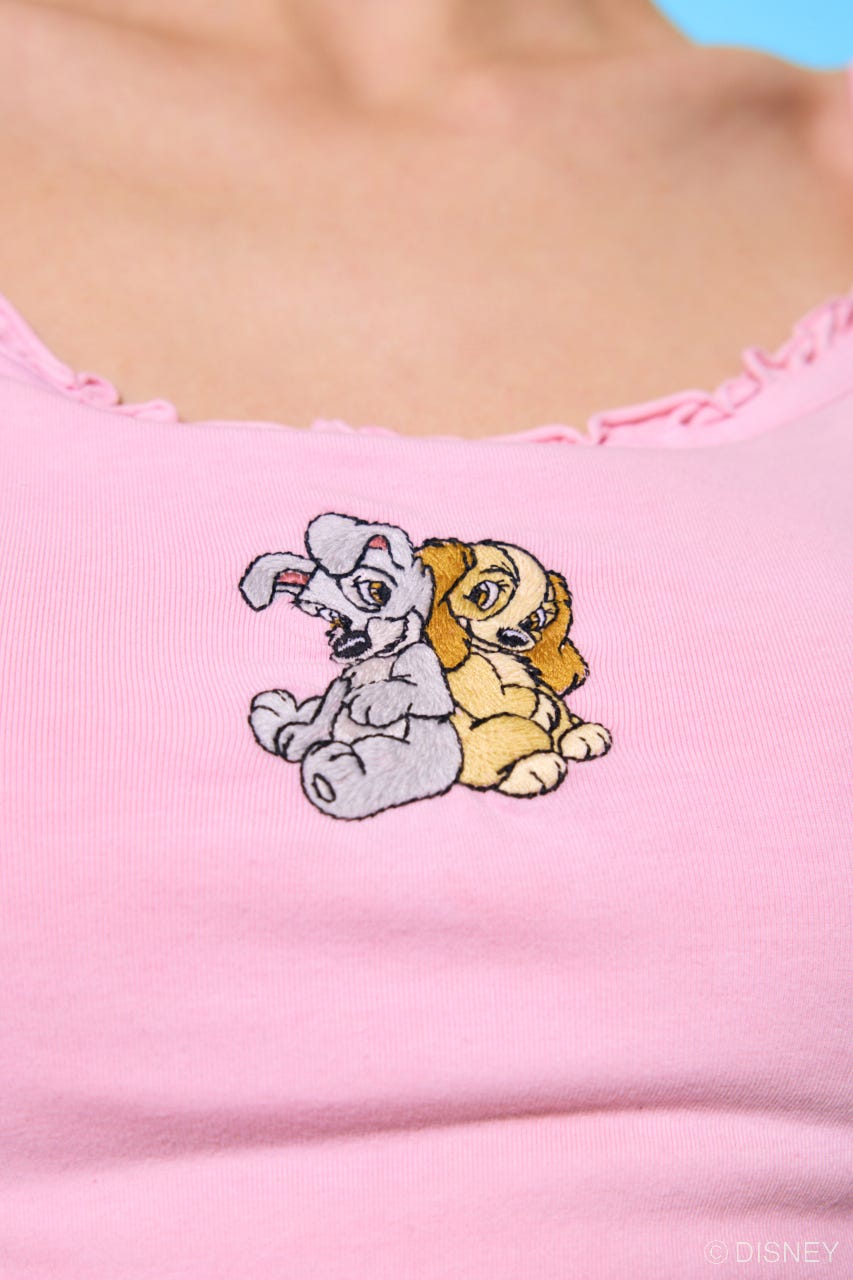 Disney SERIES CREATED by MOUSSY | MD OT MINI RUFFLE キャミ