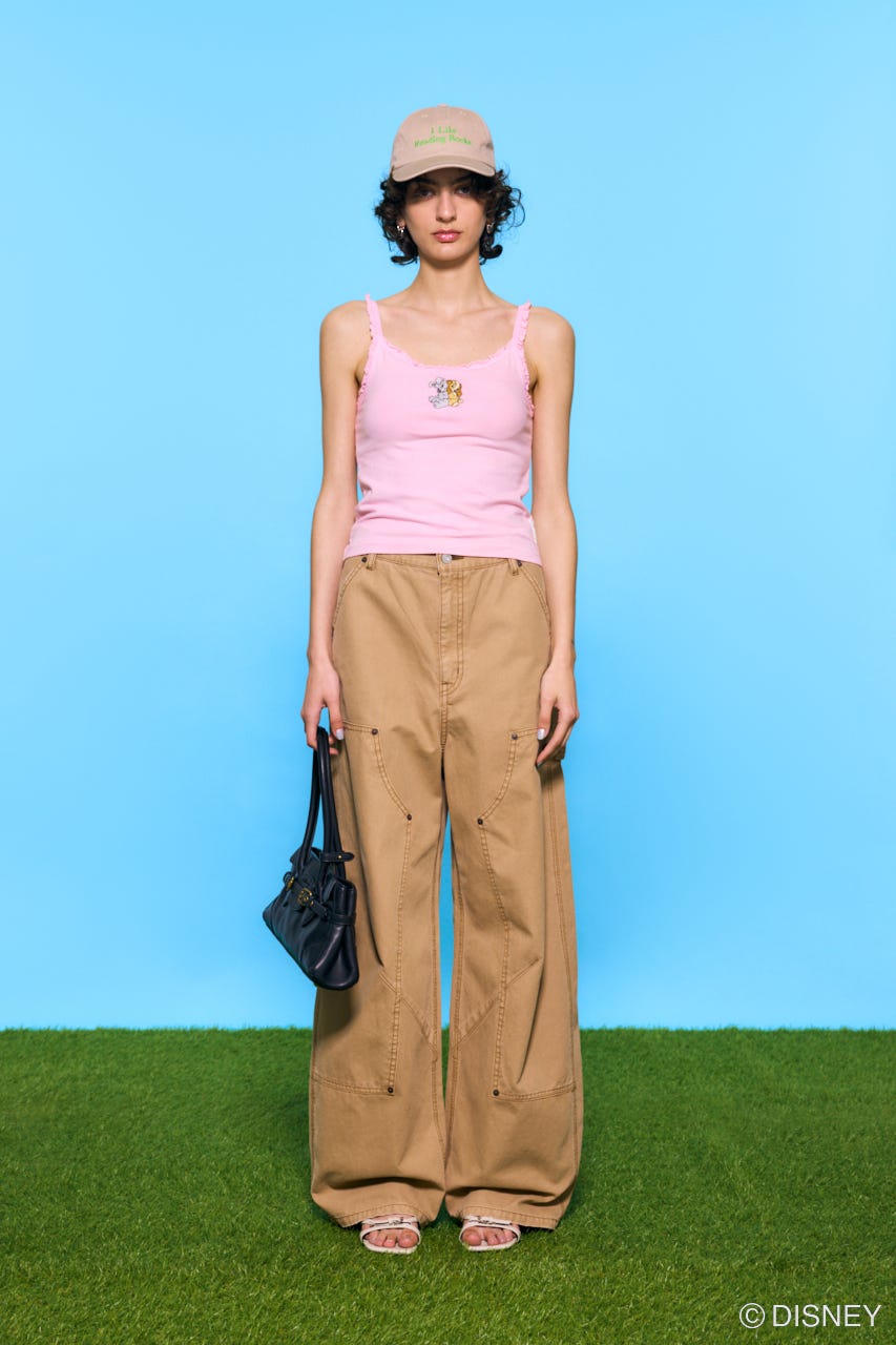 Disney SERIES CREATED by MOUSSY | MD OT MINI RUFFLE キャミ