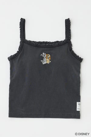 tシャツ MD OT MINI RUFFLE キャミソール / LADY レディース Disney SERIES CREATED by MOUSSY | MD OT MINI RUFFLE キャミ