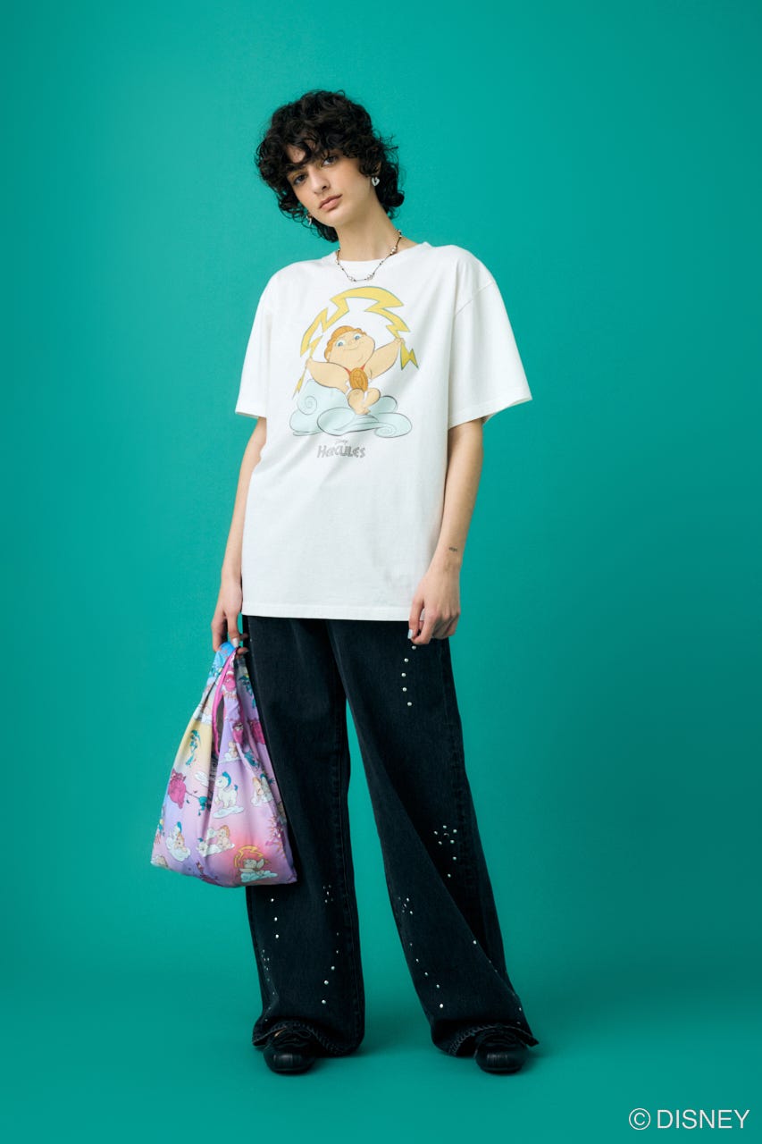 ディズニー　マウジー　moussy ティシャツ　24時間以内発送 セール】MD OT OVERSIZED Tシャツ / ALICE（Tシャツ/カットソー