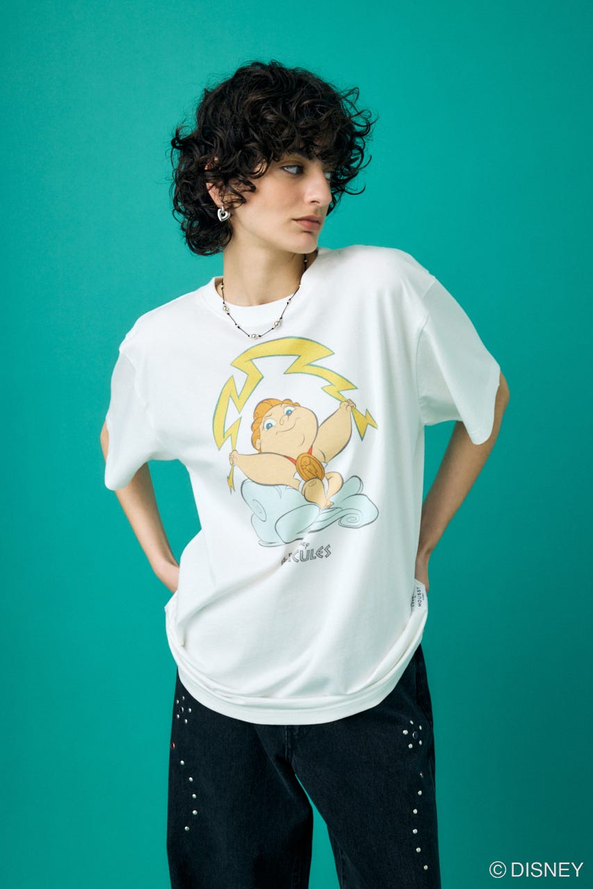 Disney moussy Tシャツ Disney SERIES CREATED by MOUSSY tシャツ MD RETRO BIG Tシャツ