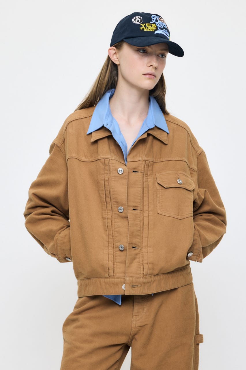 COTTON FLANNEL TRUCKER ジャケット CAM FREE