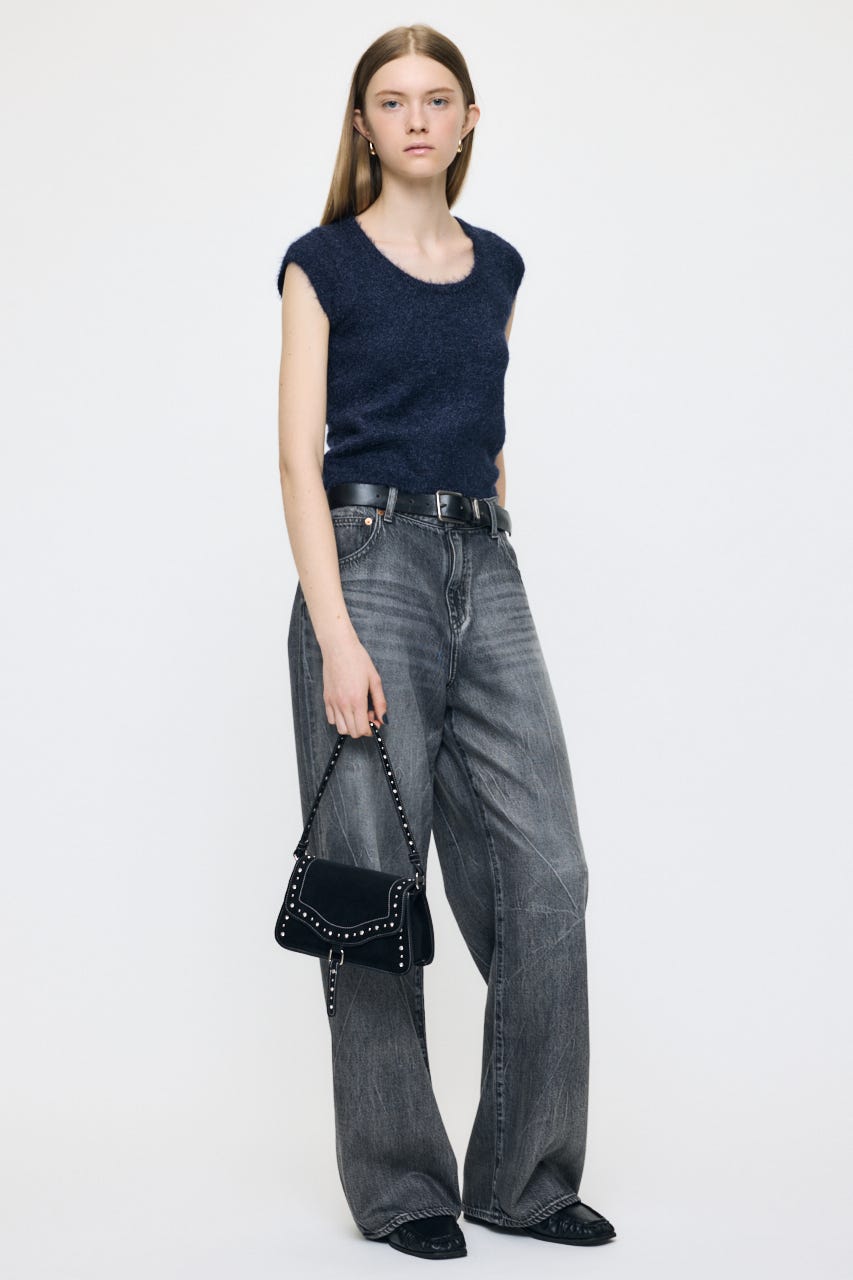 LOW SLUNG LOOSE フレア BLK 0
