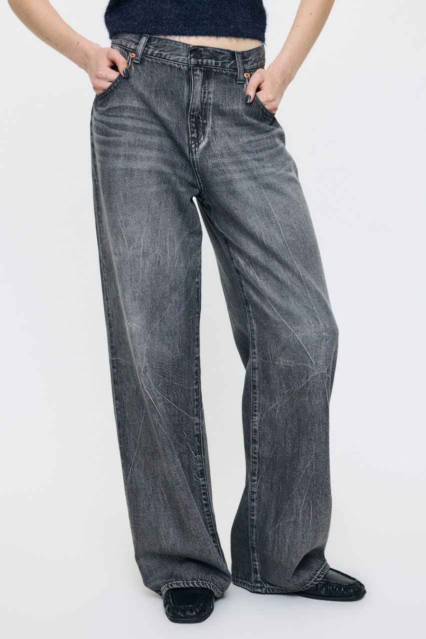 LOW SLUNG LOOSE フレア BLK 0