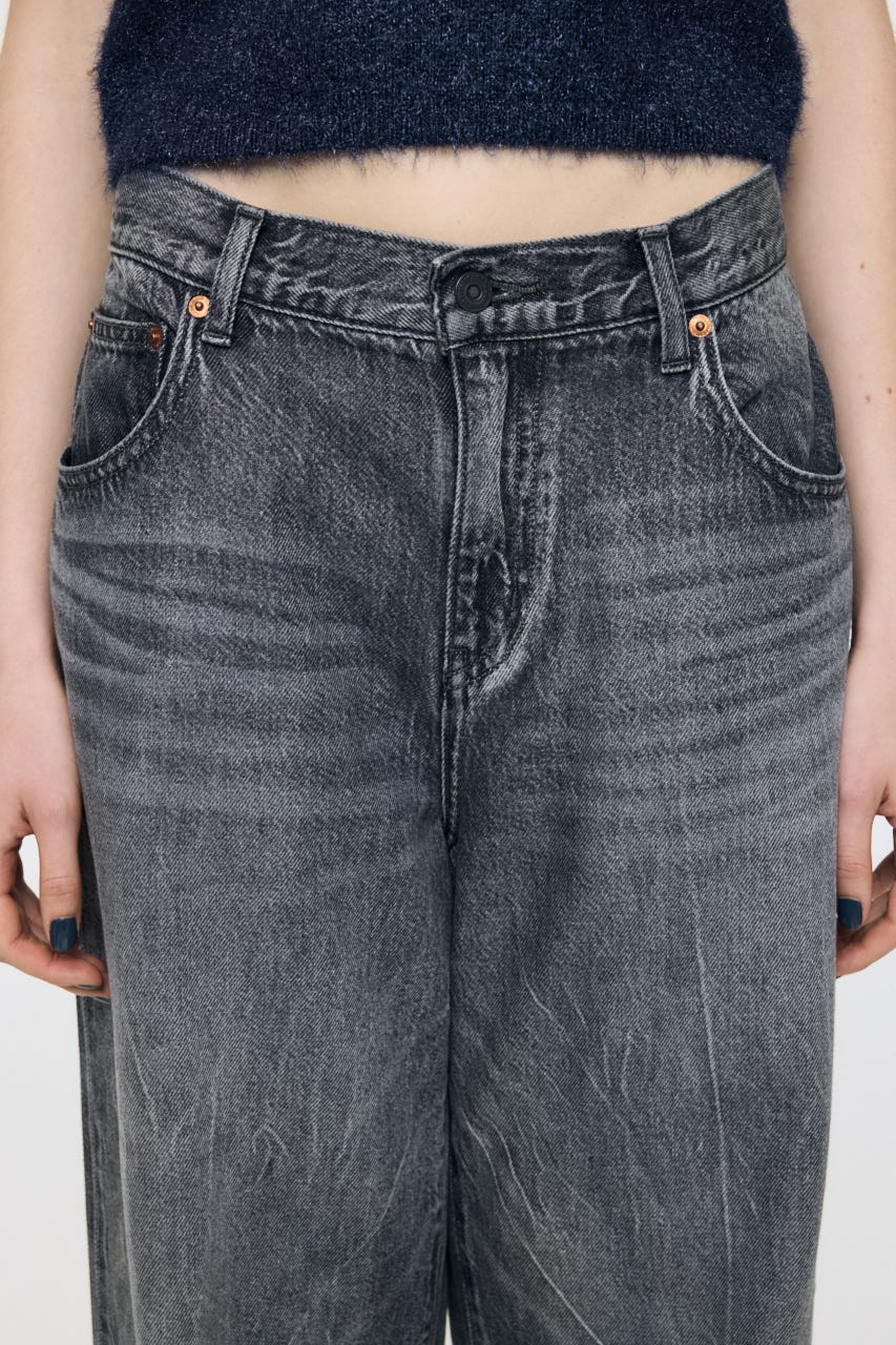LOW SLUNG LOOSE フレア BLK 0