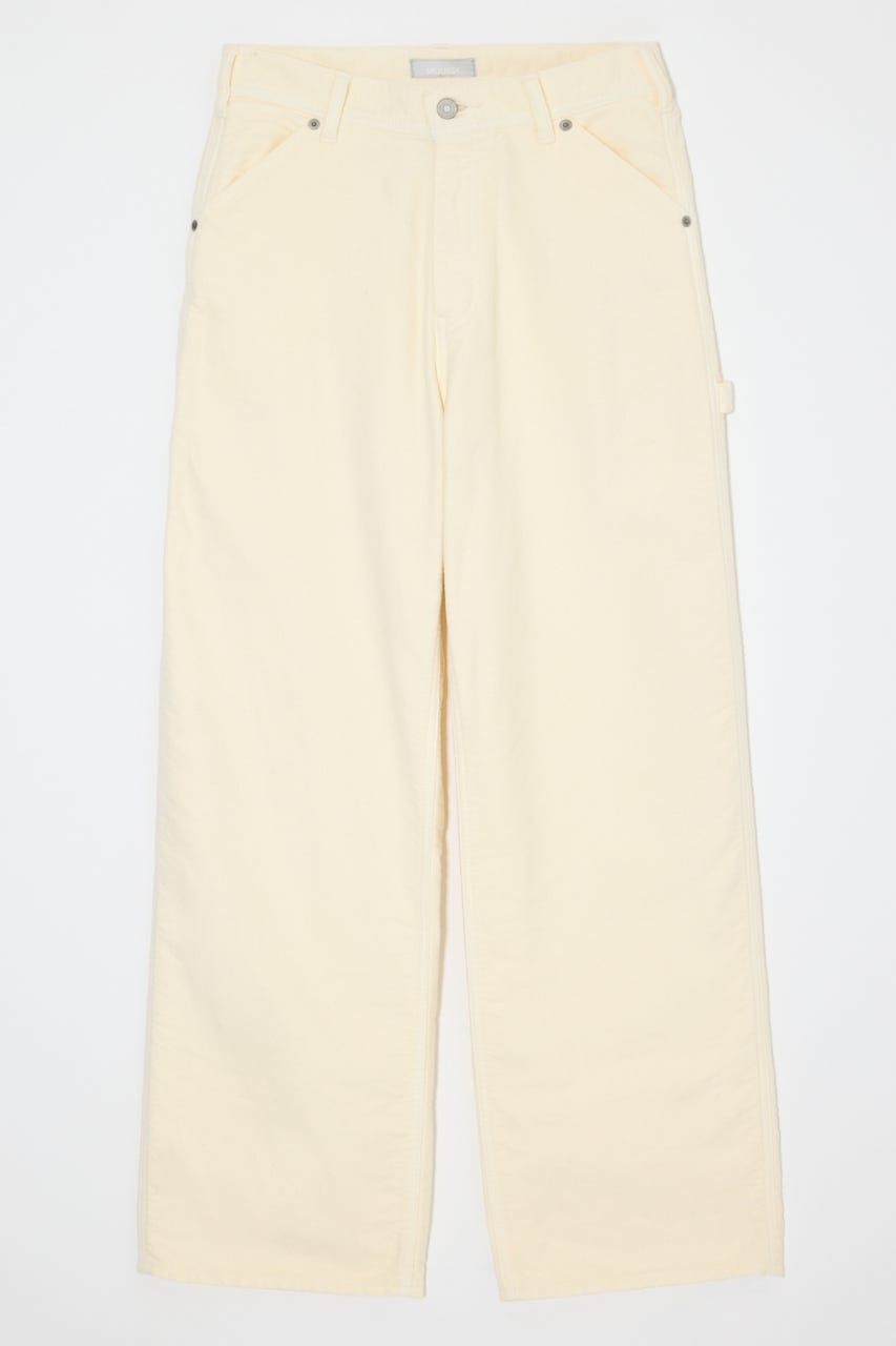 COTTON FLANNEL PAINTER パンツ O/WHT 1