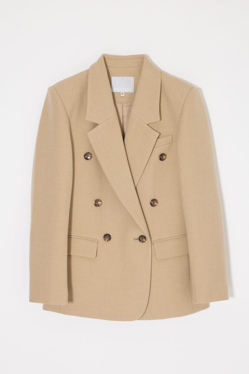 BACK TUCK TAILORED ジャケット BEG 1