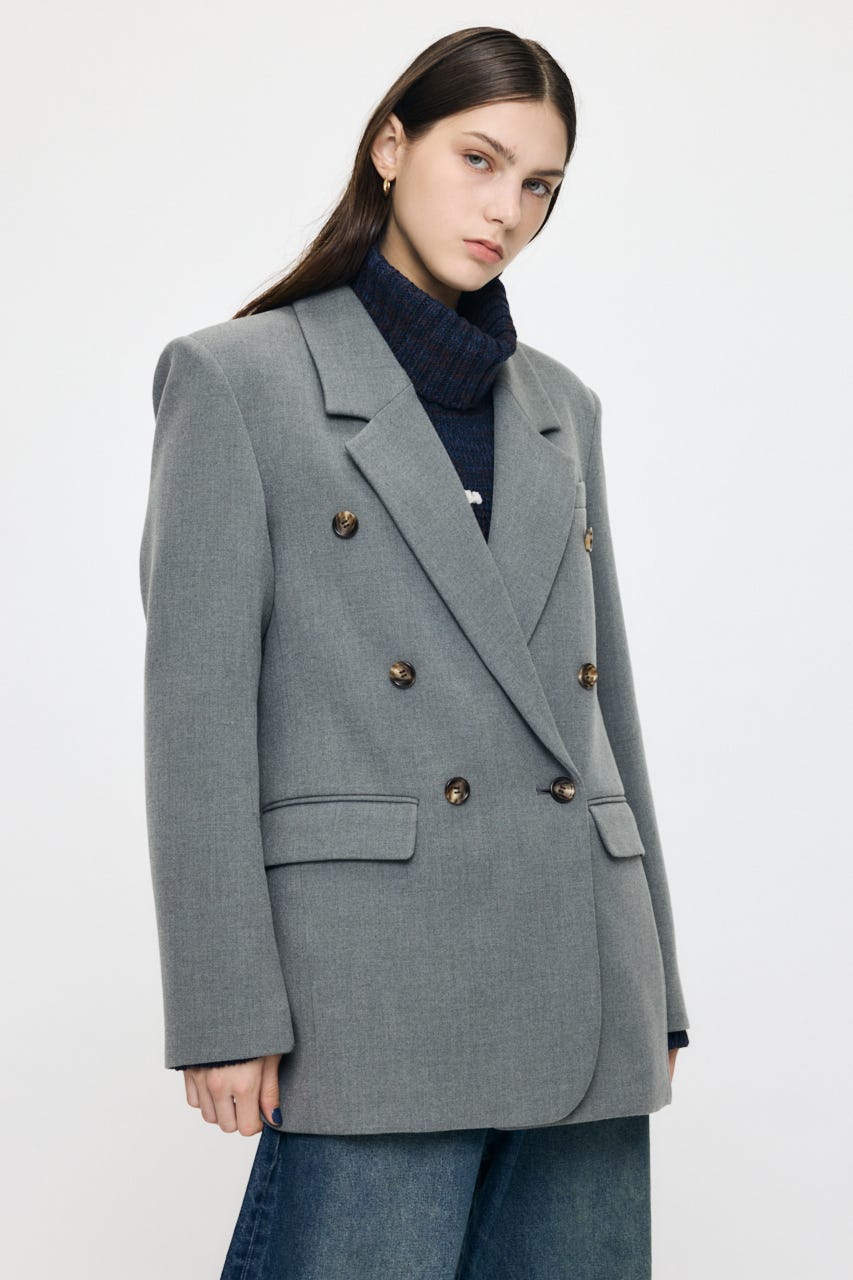 BACK TUCK TAILORED ジャケット GRY 1