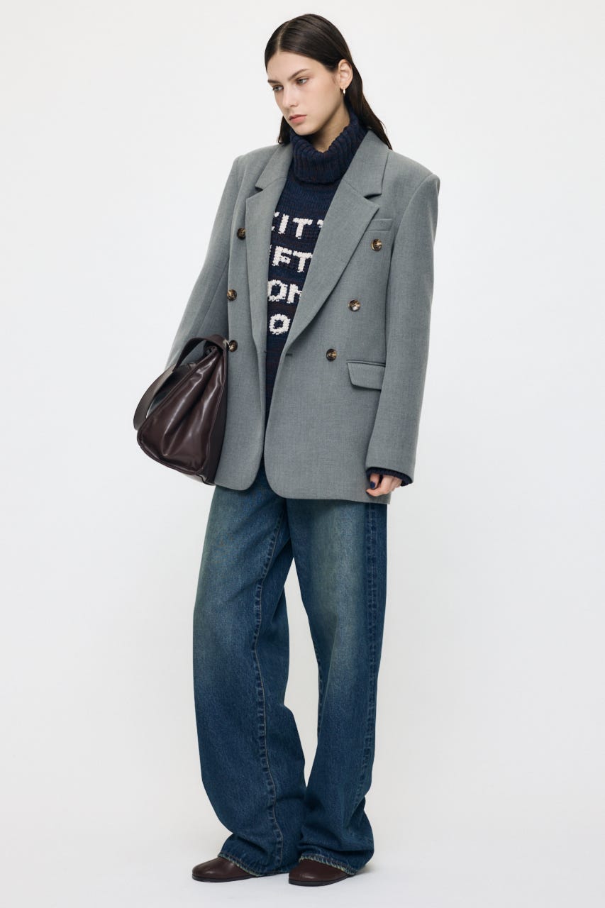 BACK TUCK TAILORED ジャケット GRY 1