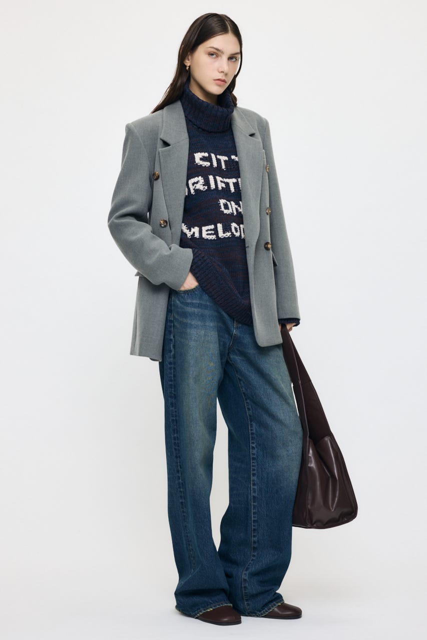 BACK TUCK TAILORED ジャケット GRY 1