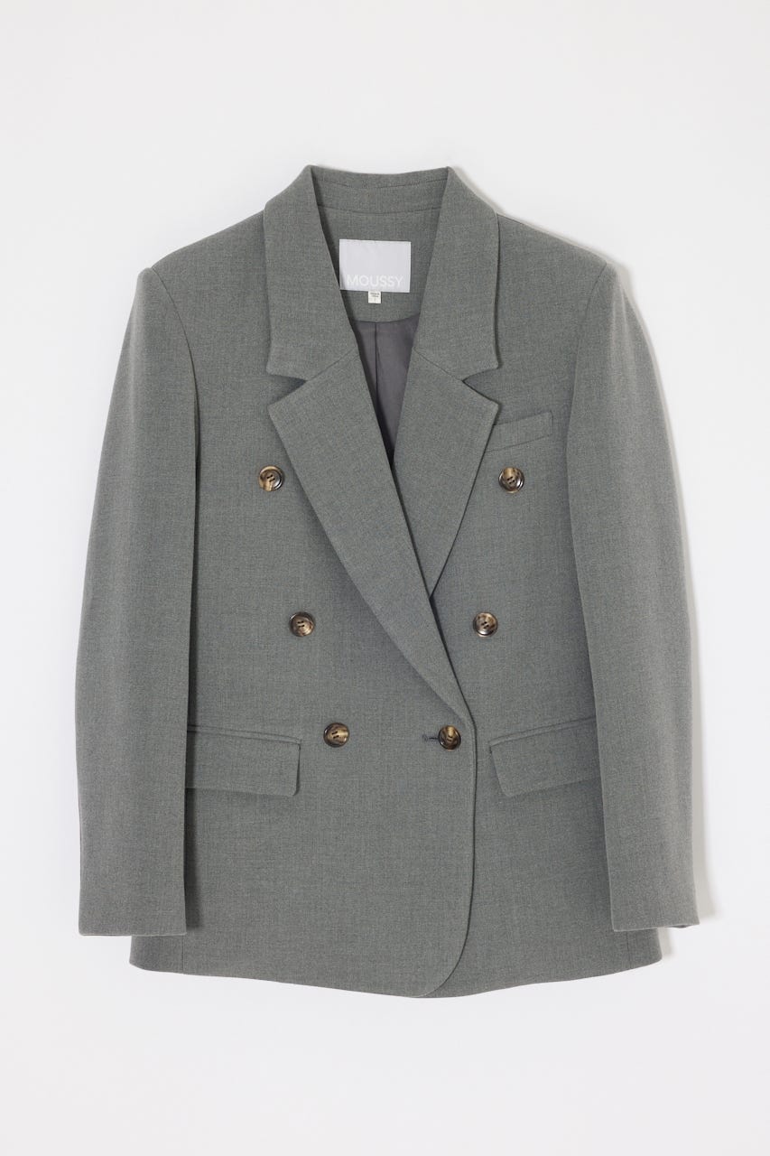 BACK TUCK TAILORED ジャケット GRY 1