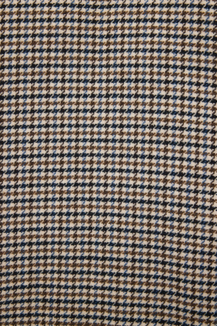 【WEB・一部店舗限定】TWEED PUFFER ジャケット 柄BEG FREE