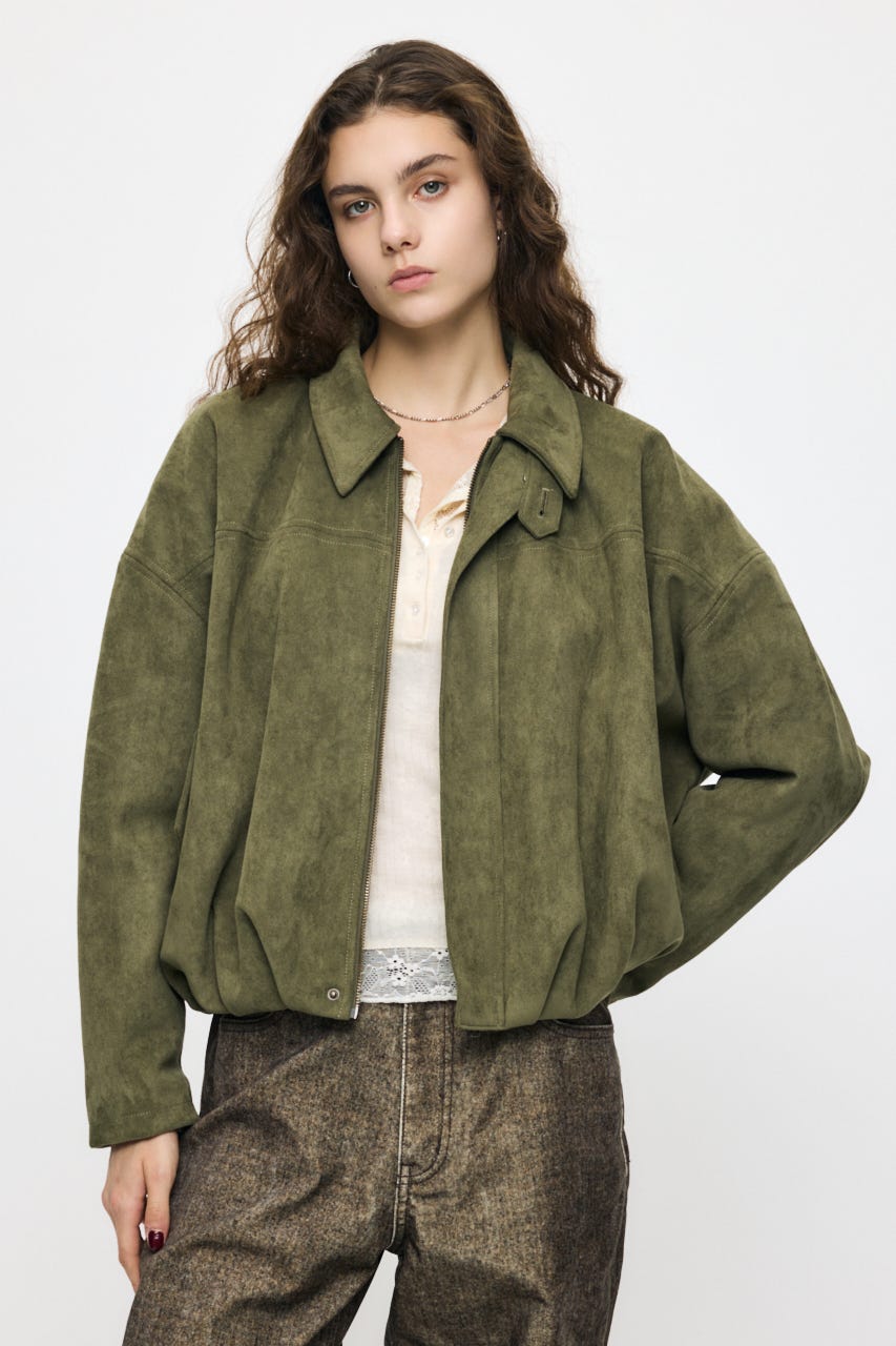F/SUEDE PUFFER ブルゾン KHA FREE