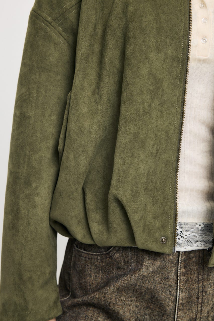 F/SUEDE PUFFER ブルゾン KHA FREE