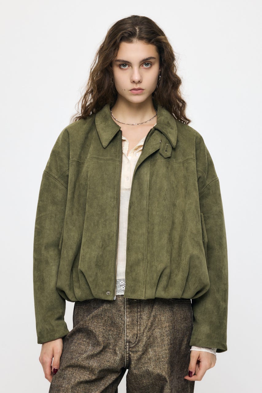 F/SUEDE PUFFER ブルゾン KHA FREE
