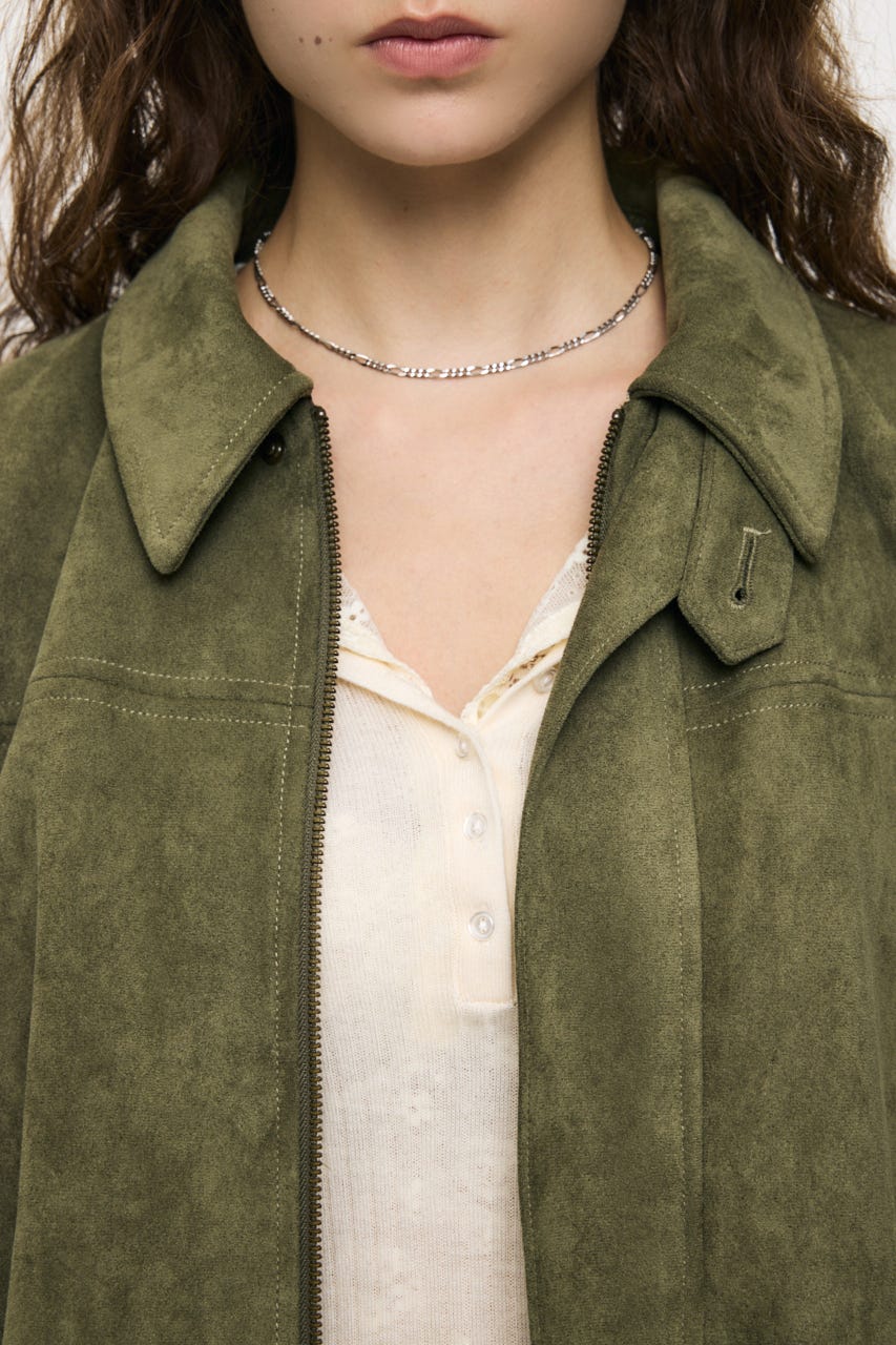 F/SUEDE PUFFER ブルゾン KHA FREE