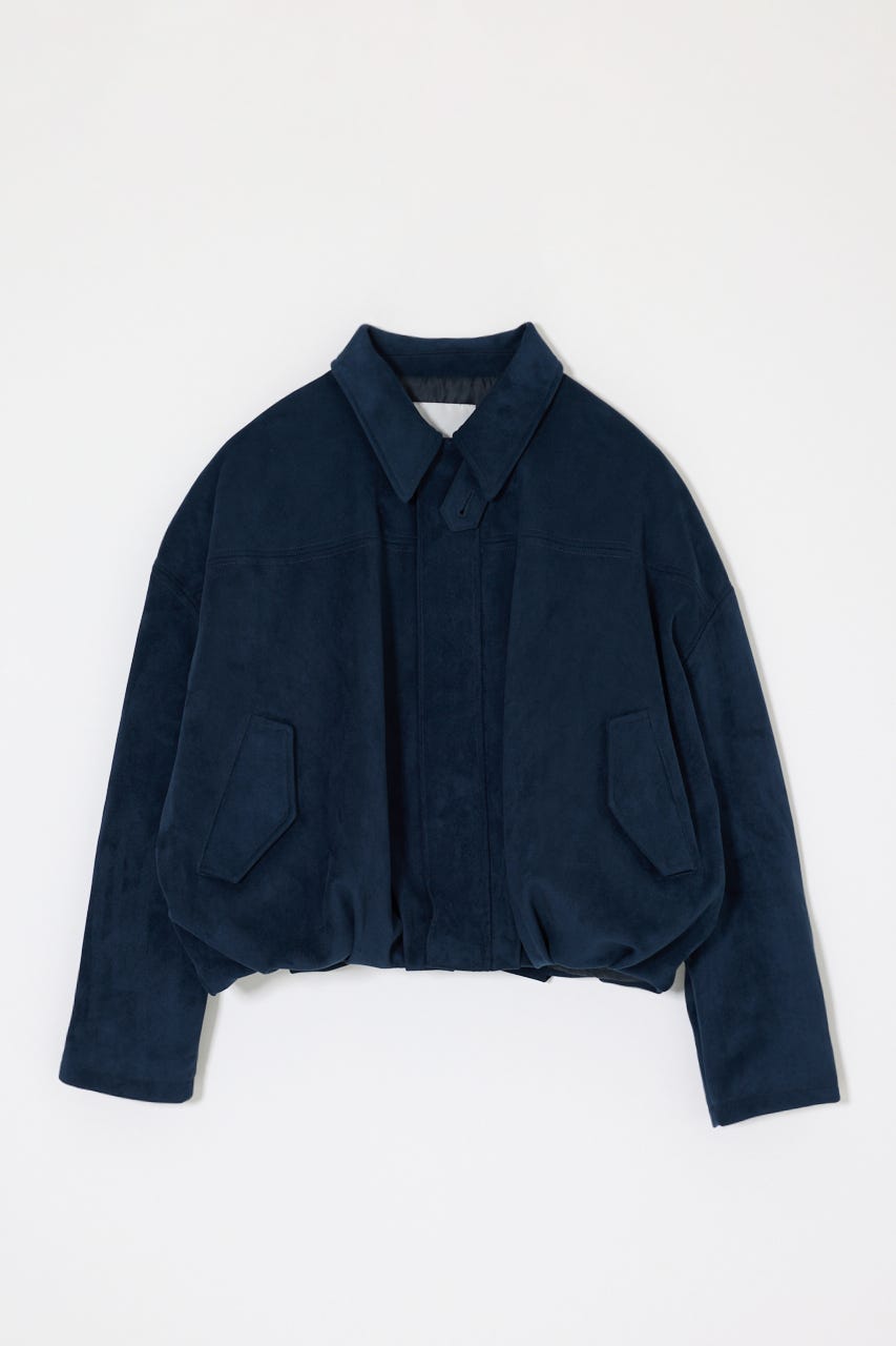 F/SUEDE PUFFER ブルゾン NVY FREE