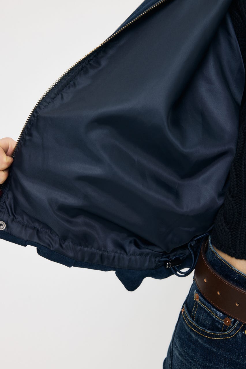 F/SUEDE ブルゾン NVY FREE