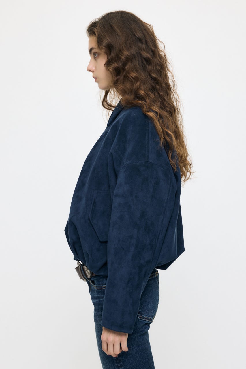 F/SUEDE ブルゾン NVY FREE