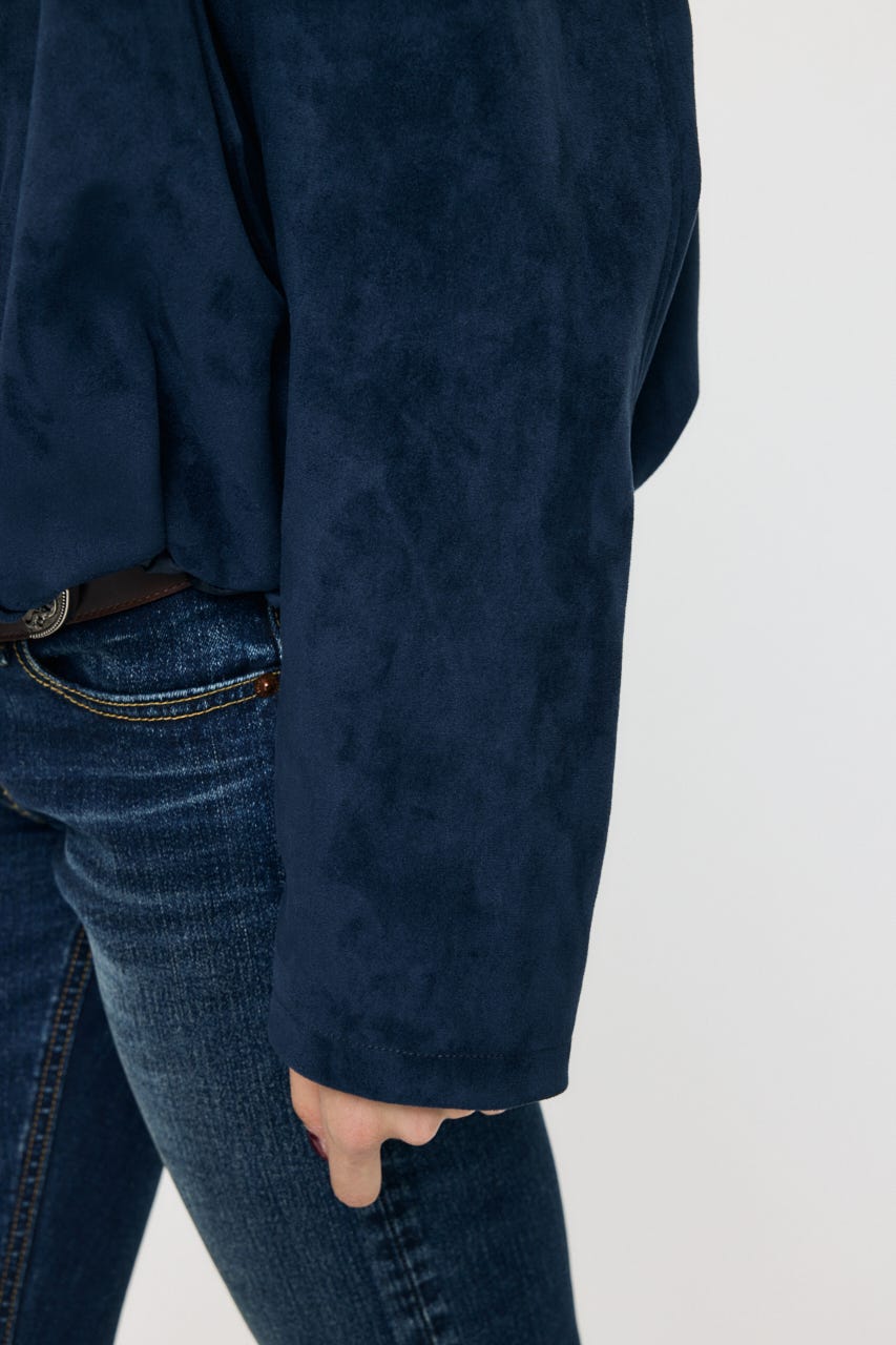 F/SUEDE ブルゾン NVY FREE