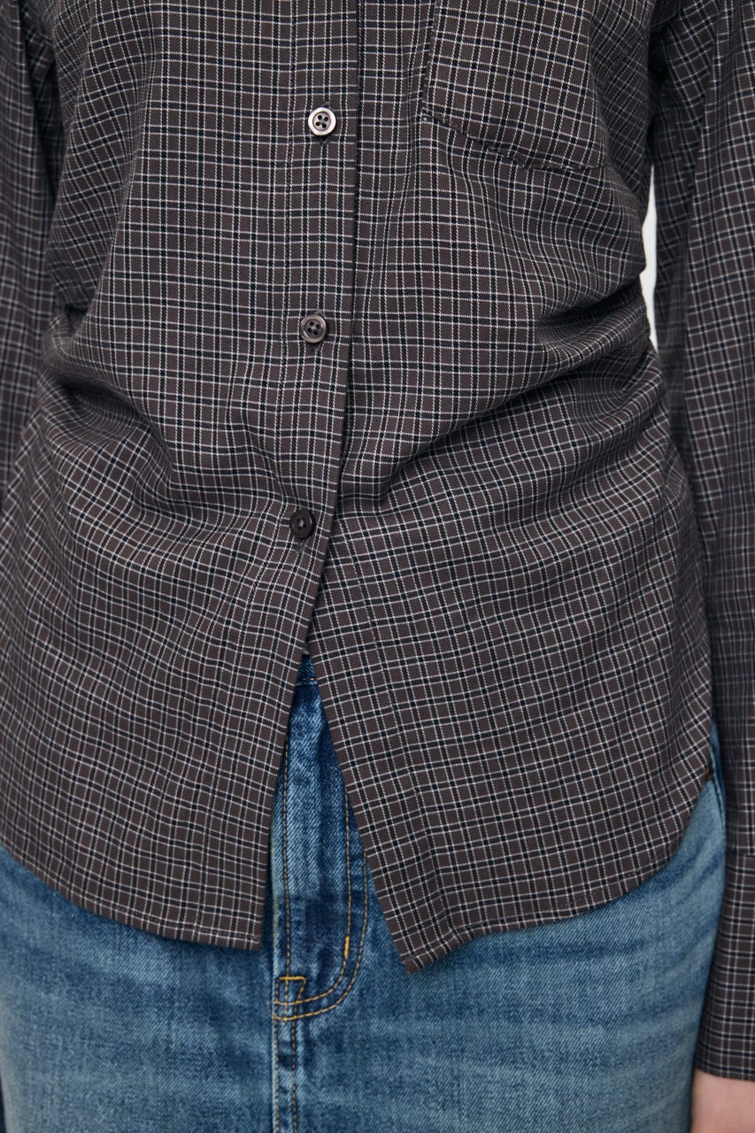 WAIST FIT シャツ 柄BRN FREE