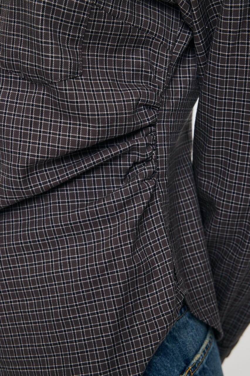 WAIST FIT シャツ 柄BRN FREE