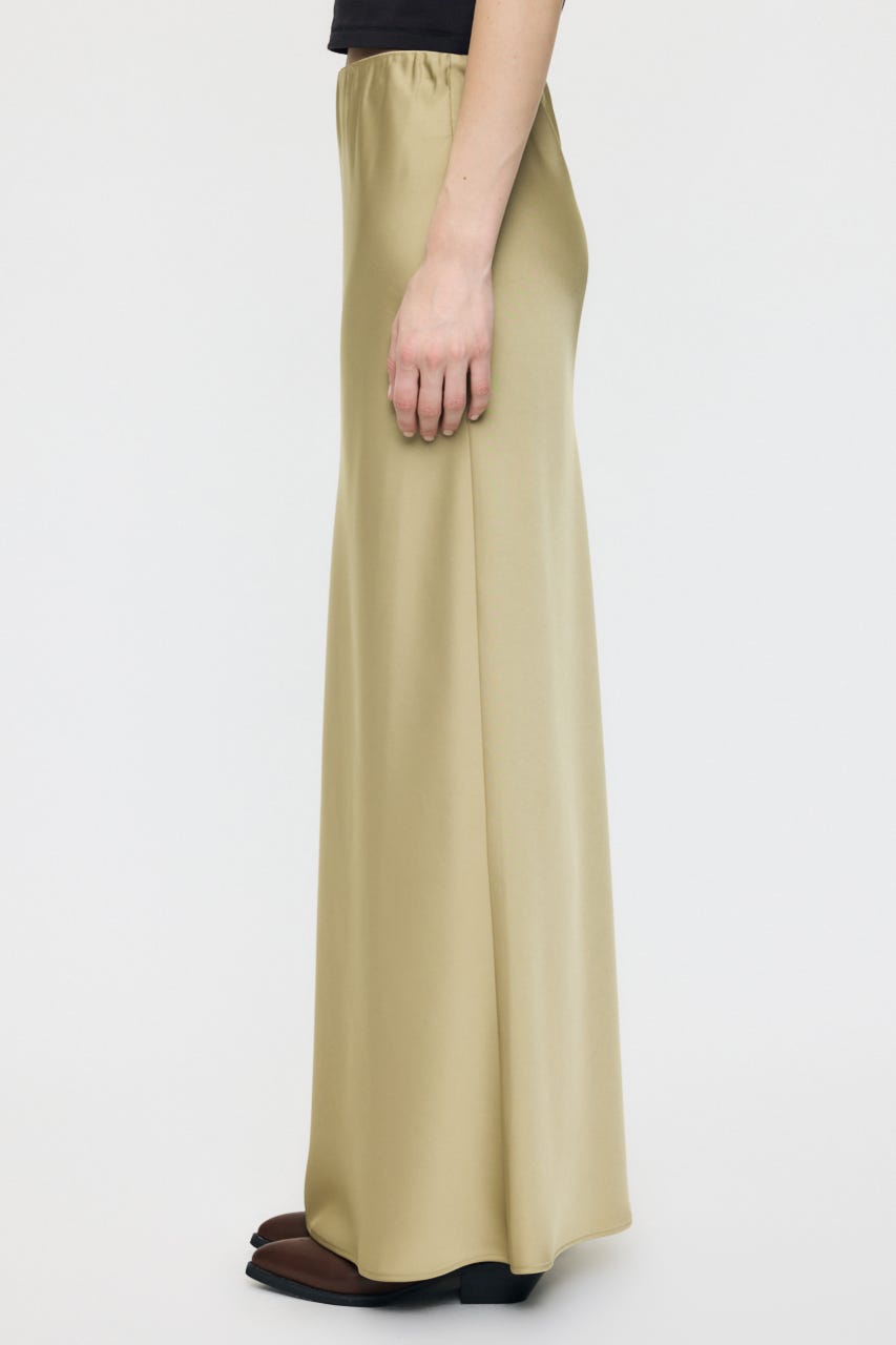 SATIN LONG スカート L/YEL 1
