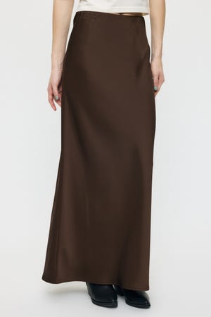 SATIN LONG スカート