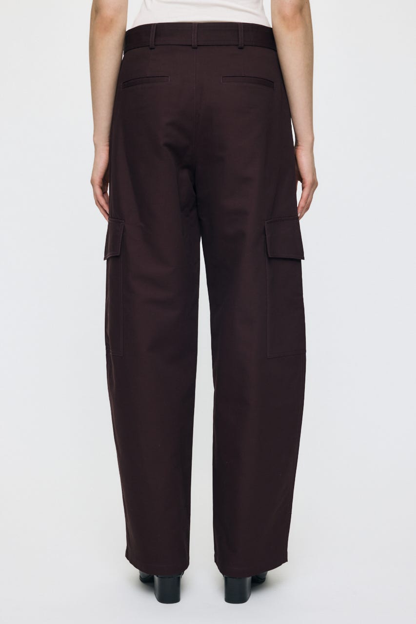 BELTED CARGO パンツ BRN 2