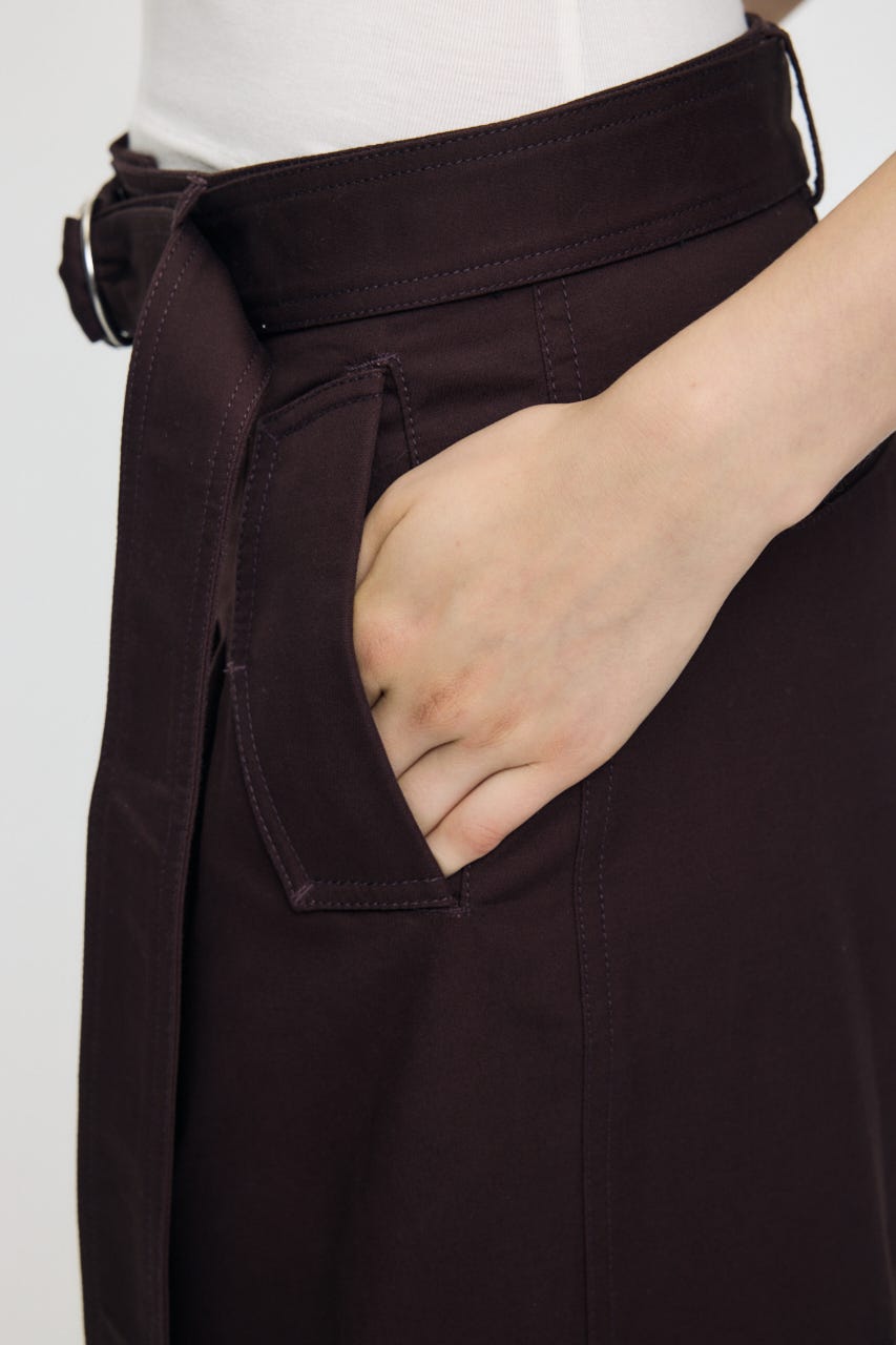 BELTED CARGO パンツ BRN 2