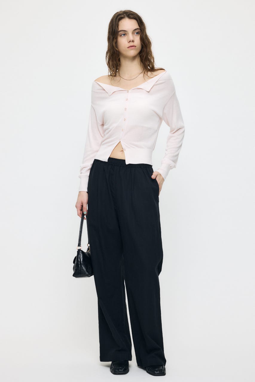 DRAWSTRING EASY パンツ BLK 1