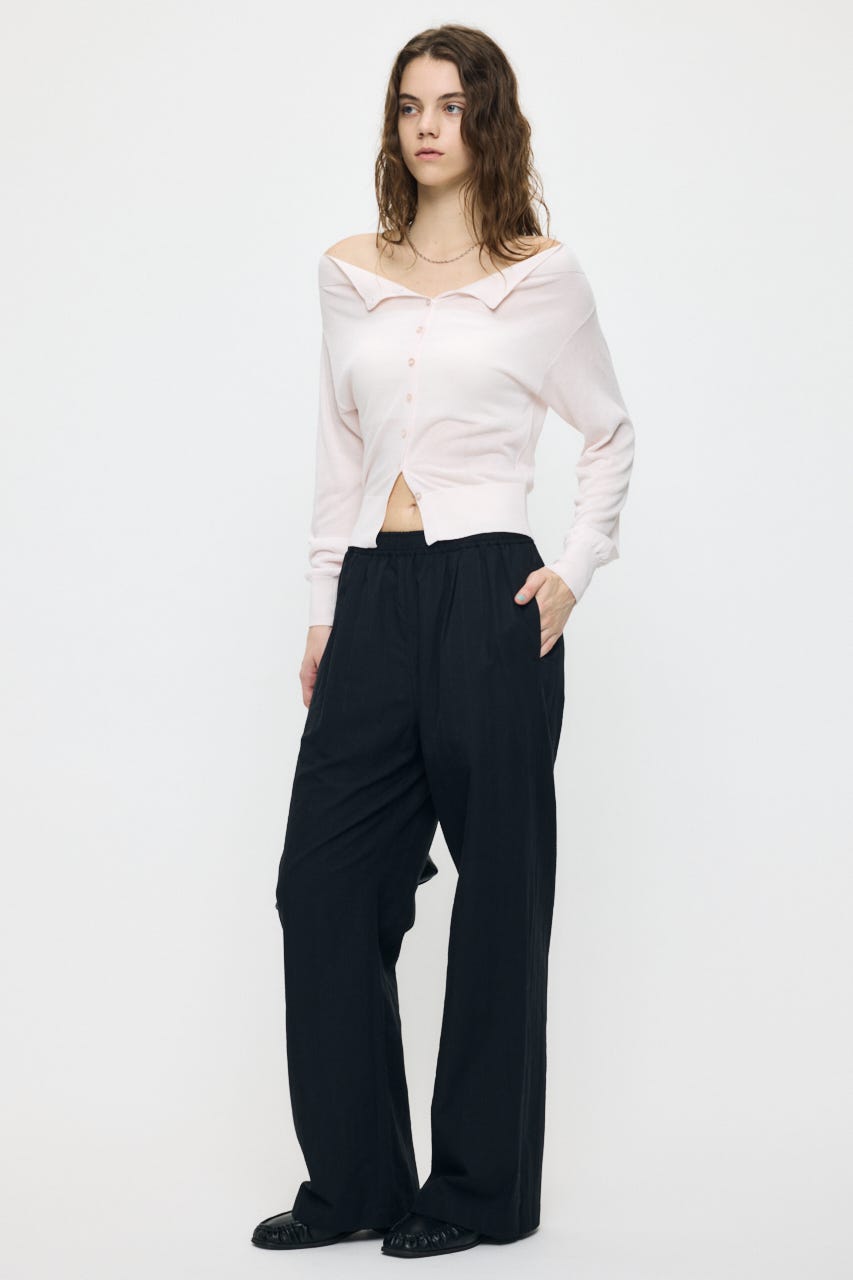 DRAWSTRING EASY パンツ BLK 1