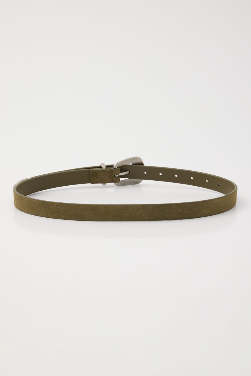 GLOSS BUCKLE LEATHER ベルト KHA FREE
