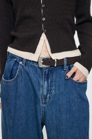 GLOSS BUCKLE LEATHER ベルト